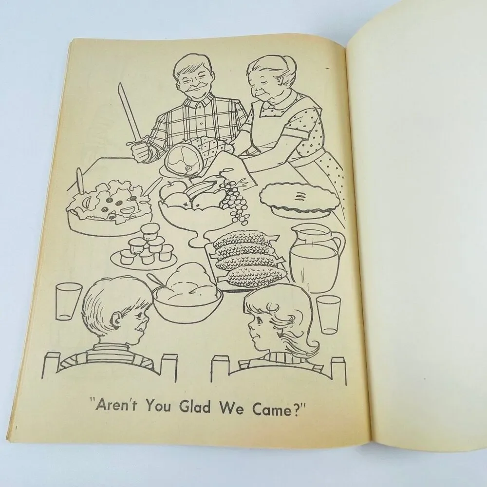 MacDonald's Farm Coloring Book 1971 Vintage Western Publishing Kids Uncolored